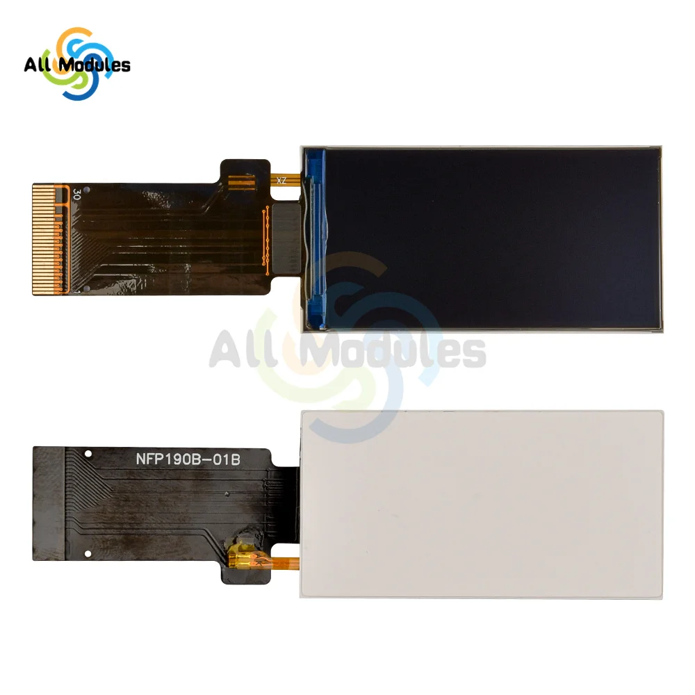 Tela LCD TFT de 1,9 polegadas 170x320 HD ISP Tela LCD ST7789 Driver Tela Serial 3.3V Display LCD