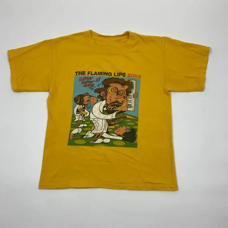 2002 the Flaming Lips Band Cotton For Fans to 5XL T shirt