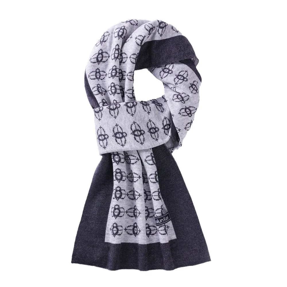 European Version New Wool Scarf Men Women Soft Warm Winter Autumn Korean Version Fashion Business Versatile Muffler Thermal Male