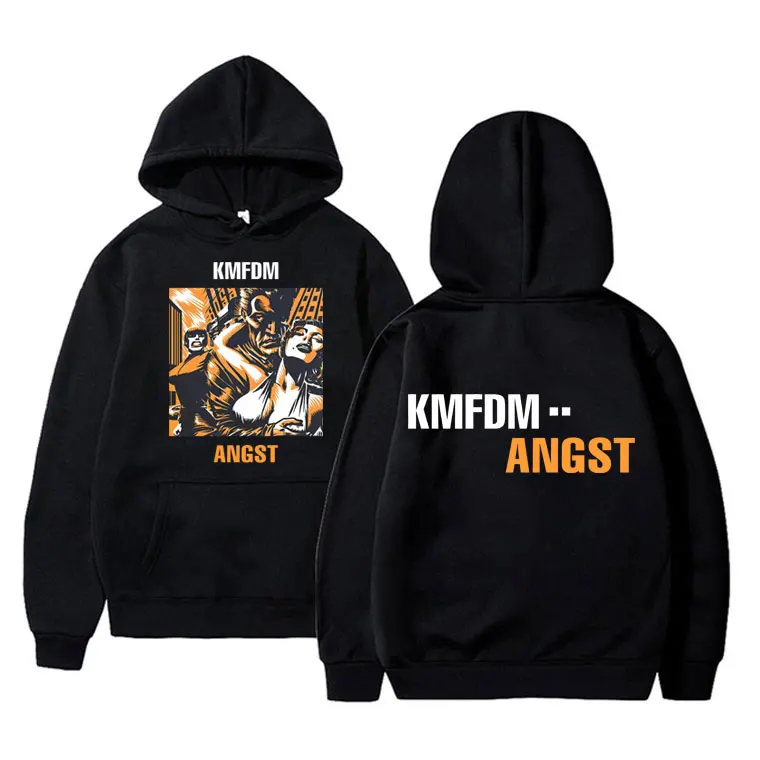 

Rock Band Kmfdm Angst Double Sided Print Hoodie Men Women Retro Gothic Punk Sweatshirt Male Casual Fleece Cotton Hooded Pullover