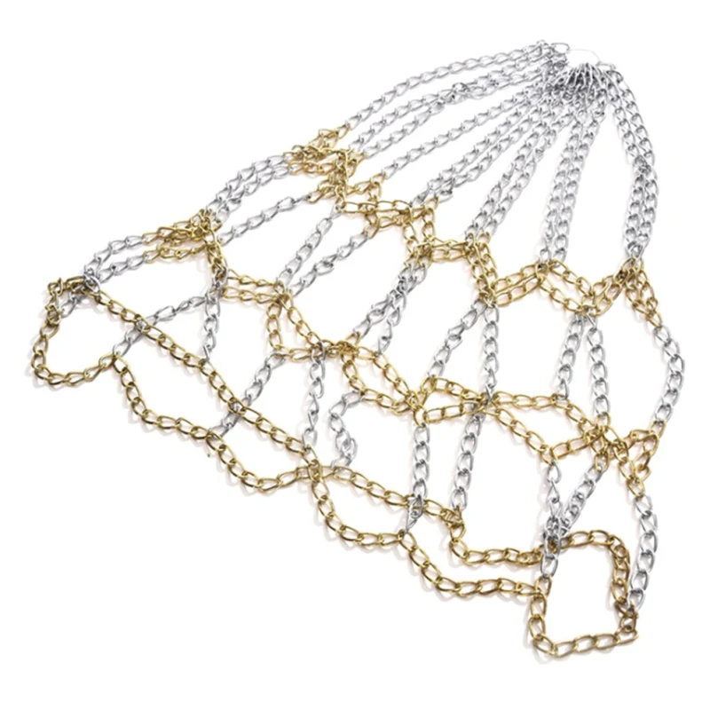 Filet de basket-ball en plein air, chaîne en acier de Sport classique, chaîne en acier galvanisé, filet de cible de basket-ball Durable