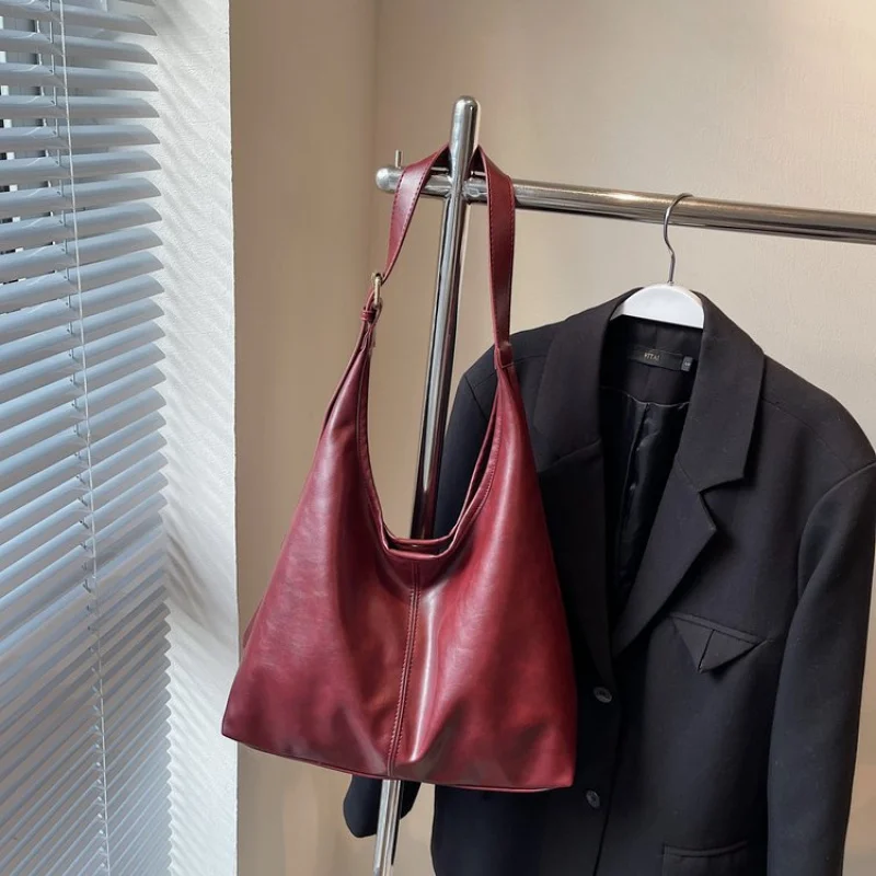 

Стильная и прочная кожаная большая сумка для женщин, сумка через плечо от известного дизайнера, элегантная повседневная сумка