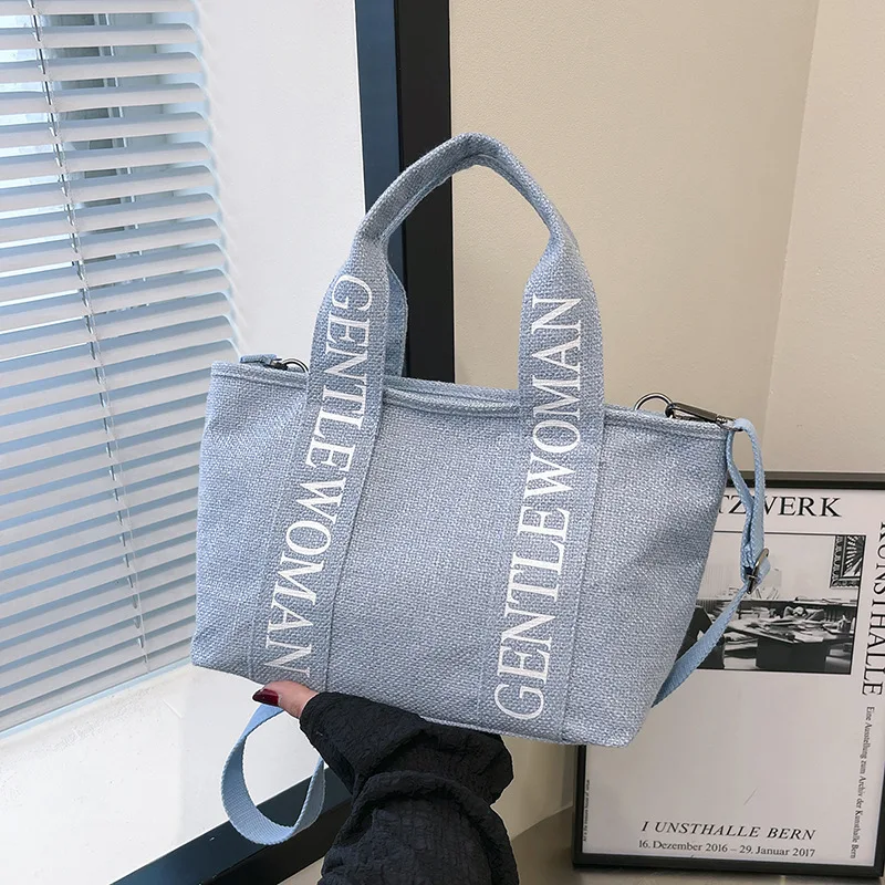 

Большая вместительная вязаная хлопково-льняная сумка-корзина, нежная женская большая сумка, мягкая сумка на плечо, полиэстер, застежка-молния