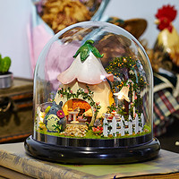 Cute Room Diy Model Cabin Box Handmake Diy With Led Light Intelligence Development Birthday Graduation Gift For Best Friends