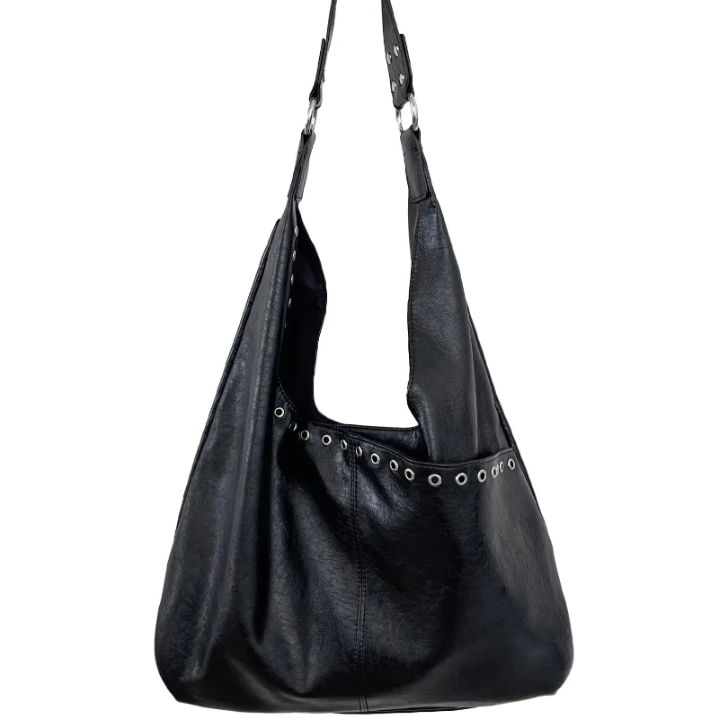 

Faionable большая вместительная женская сумка из мягкой искусственной кожи, офисная сумка в стиле ретро, сумка с магнитной пряжкой для ежедневного использования