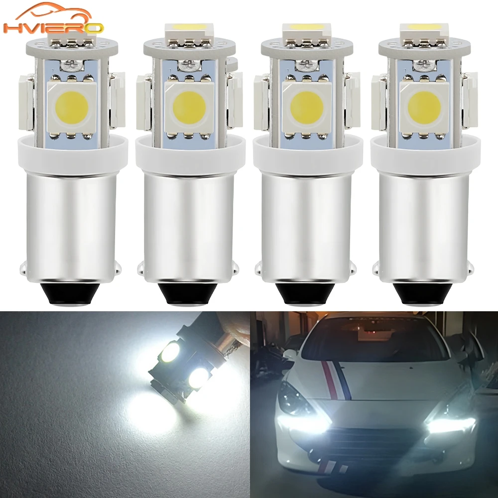 

4PCS White Red Car Marker Backup Bulb Tail Light Wedge Lamp Waterproof CAR Led Festoon Dome Door Lantern Ba9s 5Smd 5050 T11 182