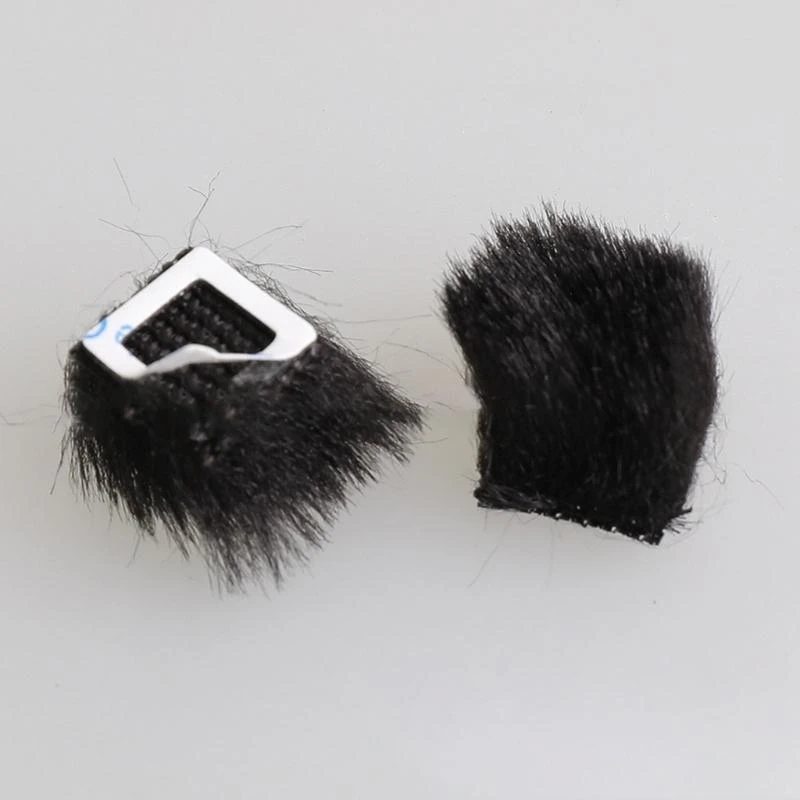 2pcs Artifice Fur Wind Ecrem