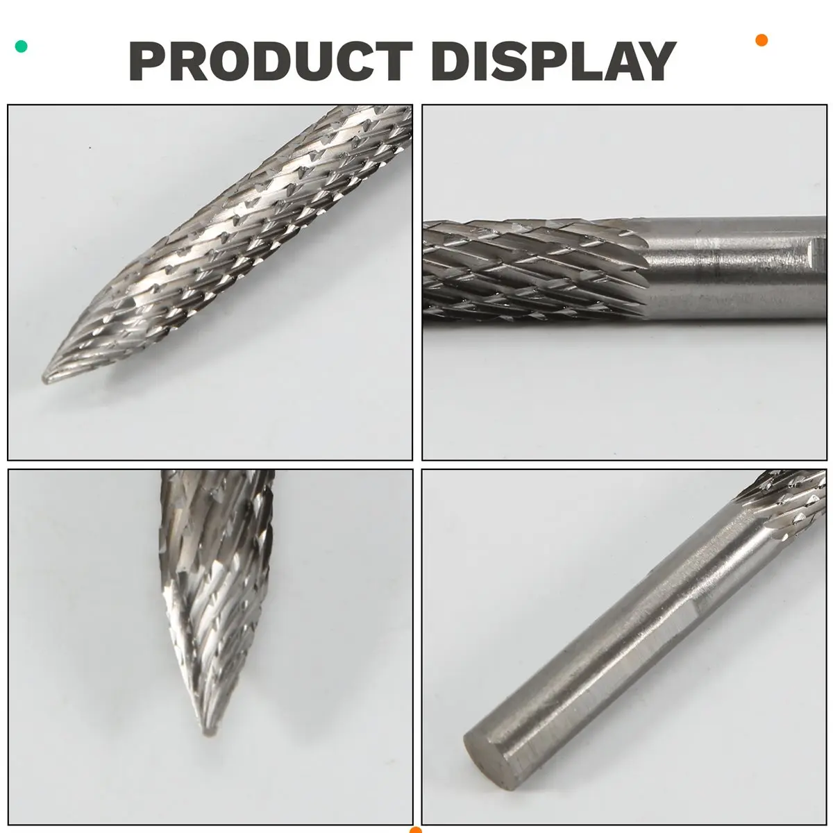 A38M 5/16In 8Mm High Carbide Steel Burr Bits Tire Reamers Carbide Cutters Rotary Files Reamers Wire Cutter Tire Repair Tool