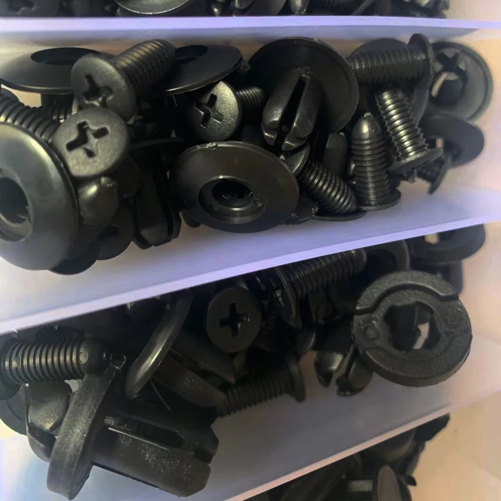 KKJOY 415/100/50 Stück gemischte Größen Auto-Befestigungsclips, universelle Stoßfänger- und Kotflügel-Nieten, Schrauben, Türverkleidung, Auto-Befestigungsteile, Reparaturteile – Detail 11