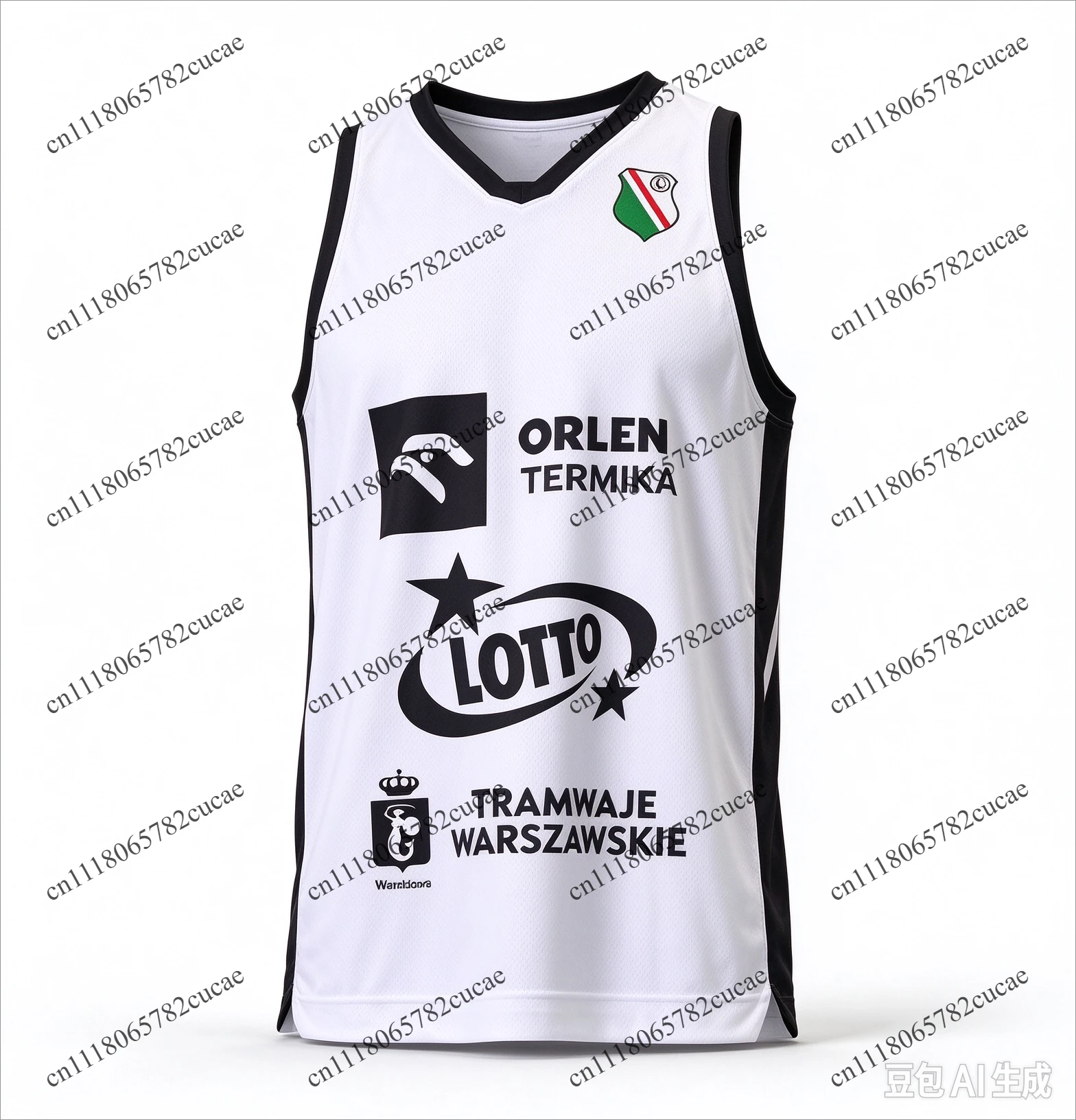 2026 New Best Legia Warszawa Basketball Suit, Quick Drying Breathable Sleeveless Shirt, Family Parent-child Outfit
