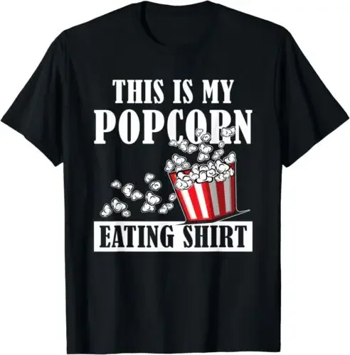 I Love Popcorn Clothing This is My Popcorn Eating Gift Idea T-Shirt