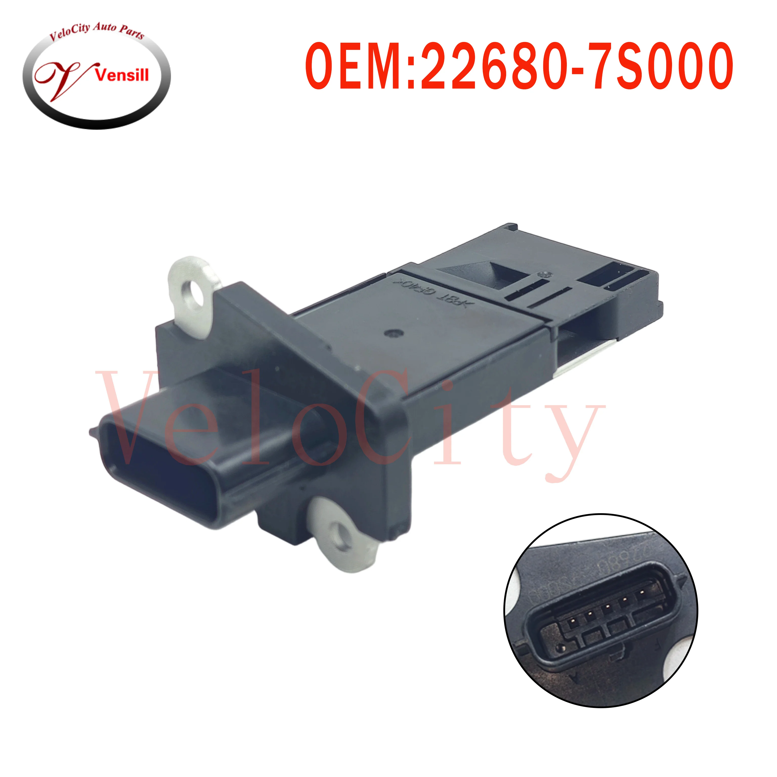 For Nissan Sentra Tiida Rogue Versa Mass Air Flow MAF Sensor 22680-7S000 22680-7S00A AFH70M-38 MAF0031 22680-7S000 22680-CA000