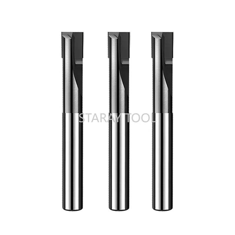 

1pc Double-edged PCD Diamond End Mill for Die-cast Aluminum, Copper, Ceramic, and Graphite