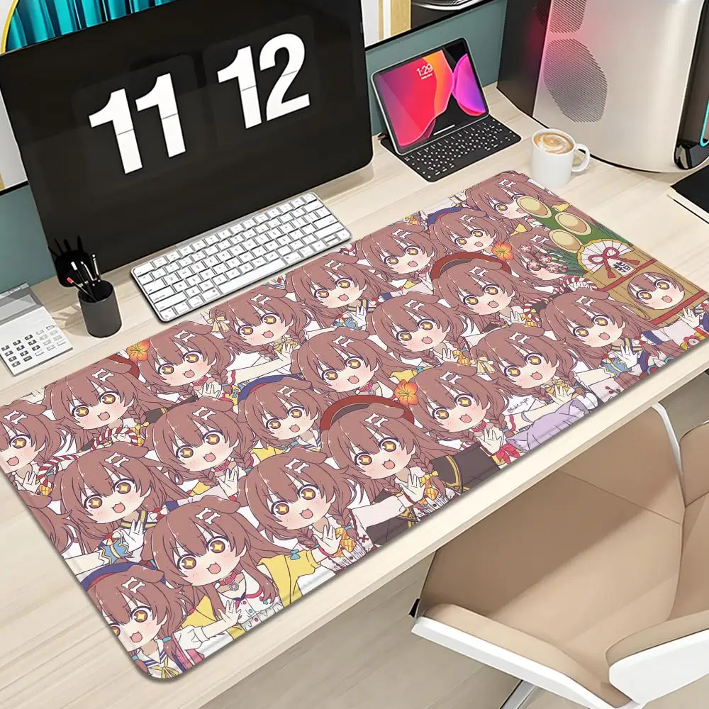 Hololive Inugami Korone Mouse Pad Keyboard Mousepad large 600X300 mm Desk Mat PC Gaming High definition printing Table pad
