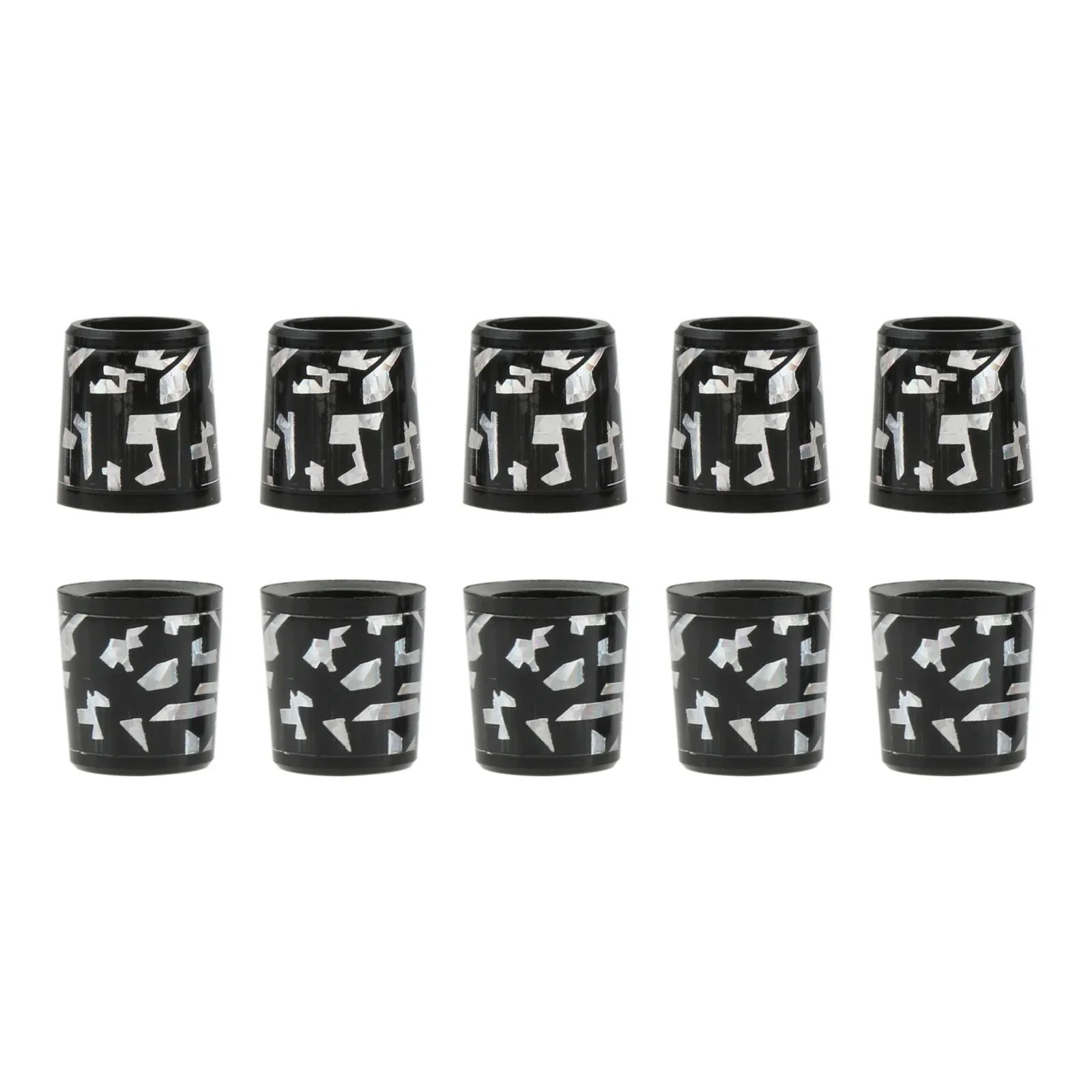 10Pcs Plastic Golf Ferrules 9.3x15x13.8mm Golf Sleeve Ferrule Replacement Tip Size 0.370 for Golf Irons Club Shafts Accessories