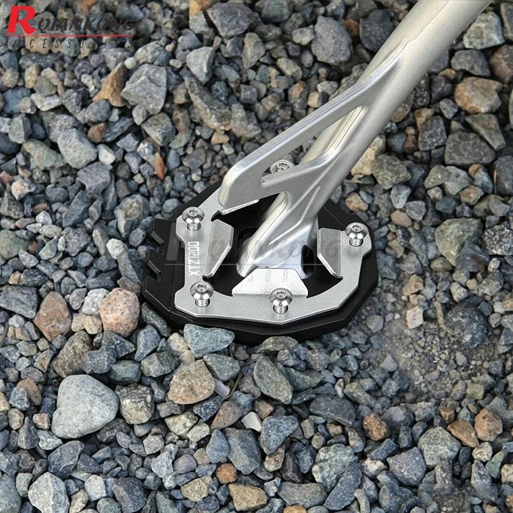 For Yamaha XTZ1200 Super Tenere XTZ 1200 Motorcycle Accessories 2014-2024 Kickstand Enlarger Side Stand Extension Plate Foot Pad