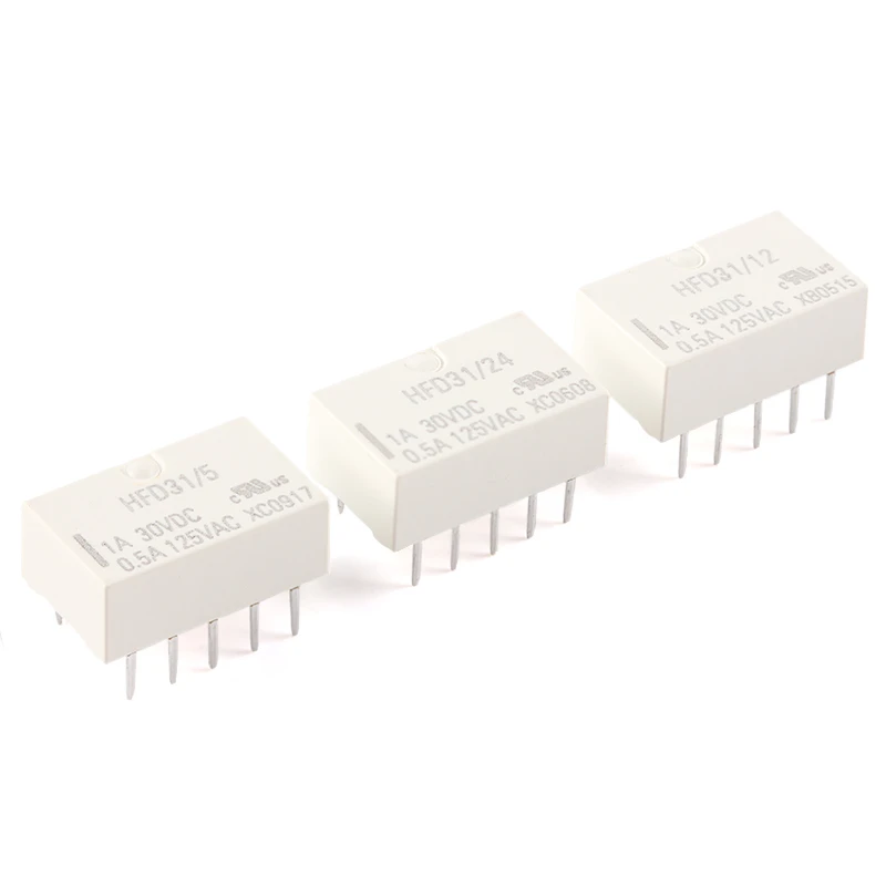 HFD31 SUBMINIATURE SIGNAL RELAY High contact capacity 1A 30VDC  5Pcs/Lot