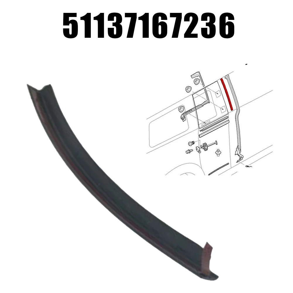 Strisce sigillanti porta posteriore B copertura del pilastro Trim per MINI New Clubman R55 51137167236 guarnizione della porta interna sostituire accessori per auto