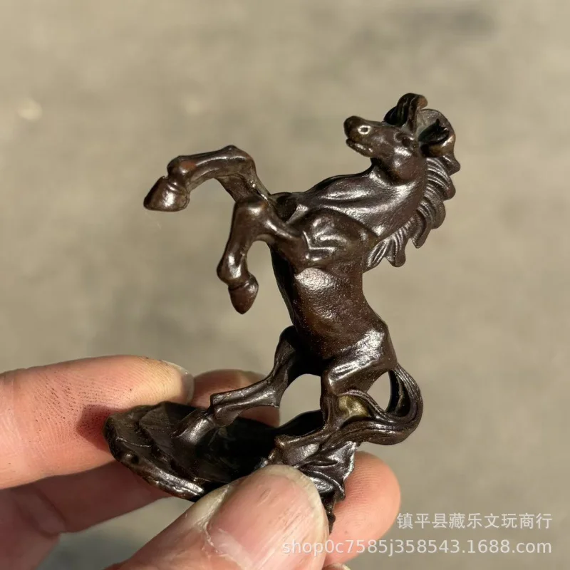 Vintage "Instant Success" , Finely Crafted, Patinaed Old Brass, Home and Office Decorative Desktop Ornament