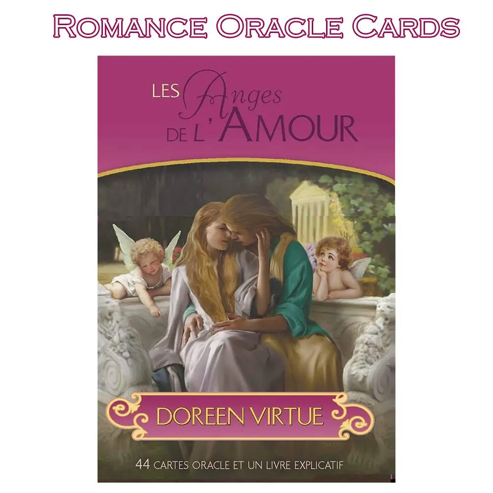 

Romance Angels Oracle Cards Spanish English Read Fate Board Game Oracle Playing Card Deck Games For Party Personal Entertainment