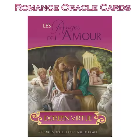 Romance Angels Oracle Cards Spanish English Read Fate Board Game Oracle Playing Card Deck Games For Party Personal Entertainment