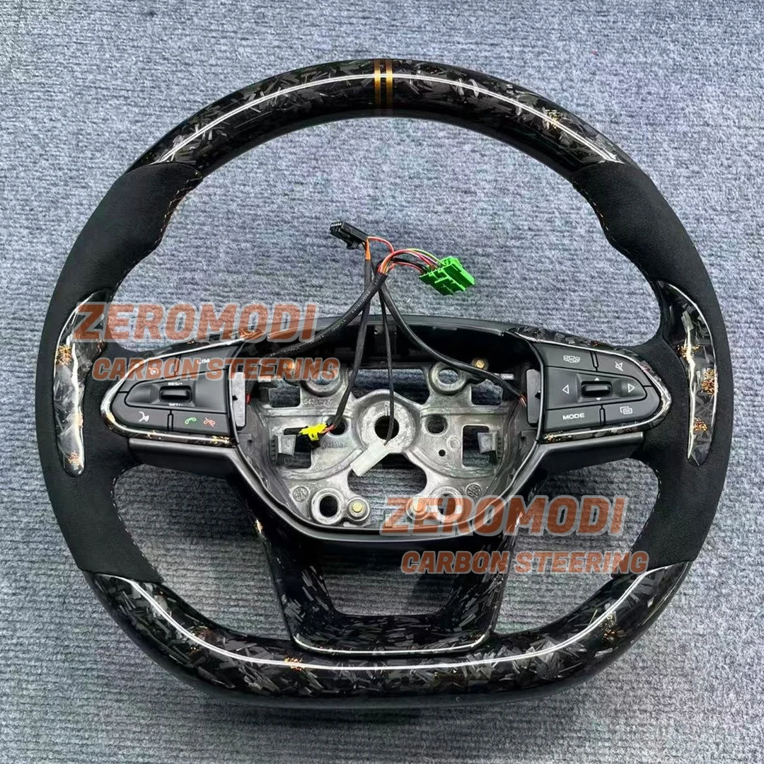 For 2020-2022 Geely Xingyue Tugella 100% Real Carbon Fiber Leather Steering Wheel Customized