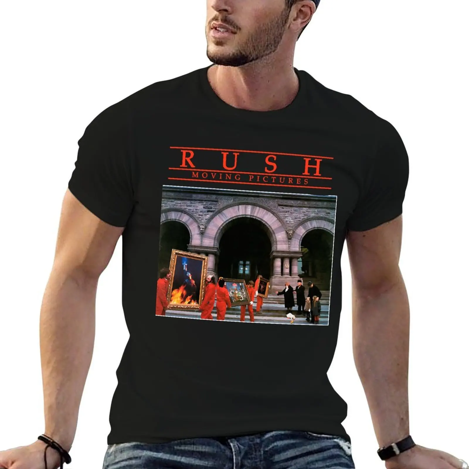 Moving - Rush T-Shirt cotton tshirt 100% anime tshirt t shirt custom print T-shirt