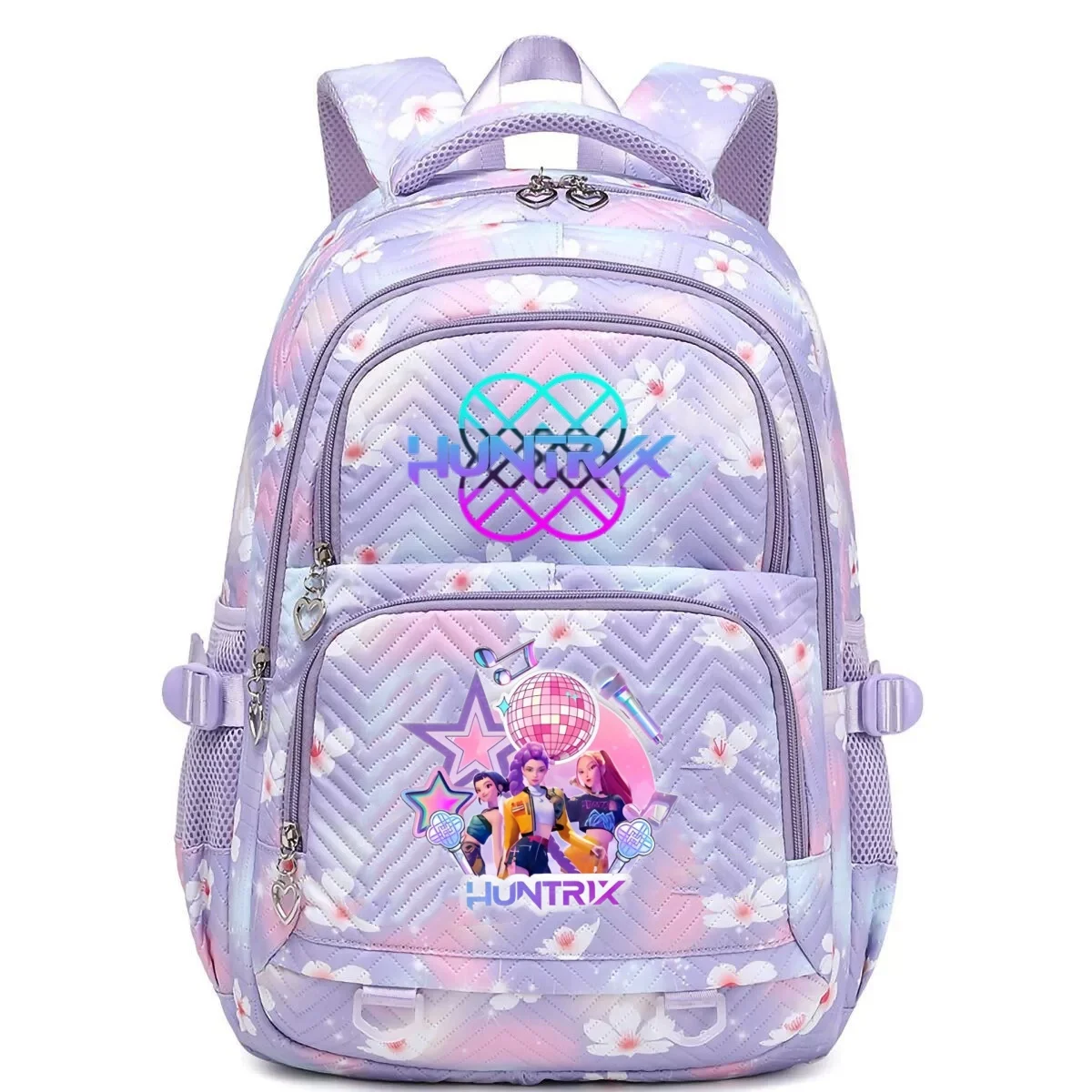 Hasbro KPop Demon Hunters Rucksäcke Rumi Mira Zoey HUNTR/X Saja Boys Kapazitäts-Laptop-Schultasche für Teenager-Mädchen Büchertasche Mochila Geschenk 4