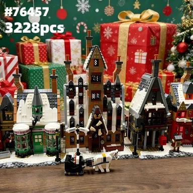 

Набор игрушек Hogsmeade Village Assembly для детей и взрослых, совместимый с LEGO 76457