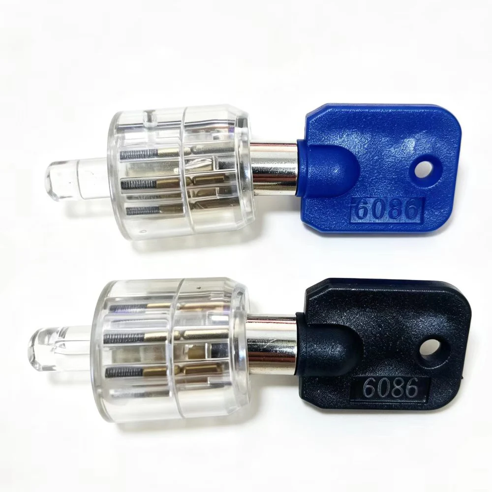 HotSales Locksmith Transparent Locks Pick Visible Cutaway Mini Practice View Padlock Hasps Training Skill For Furniture Hardware