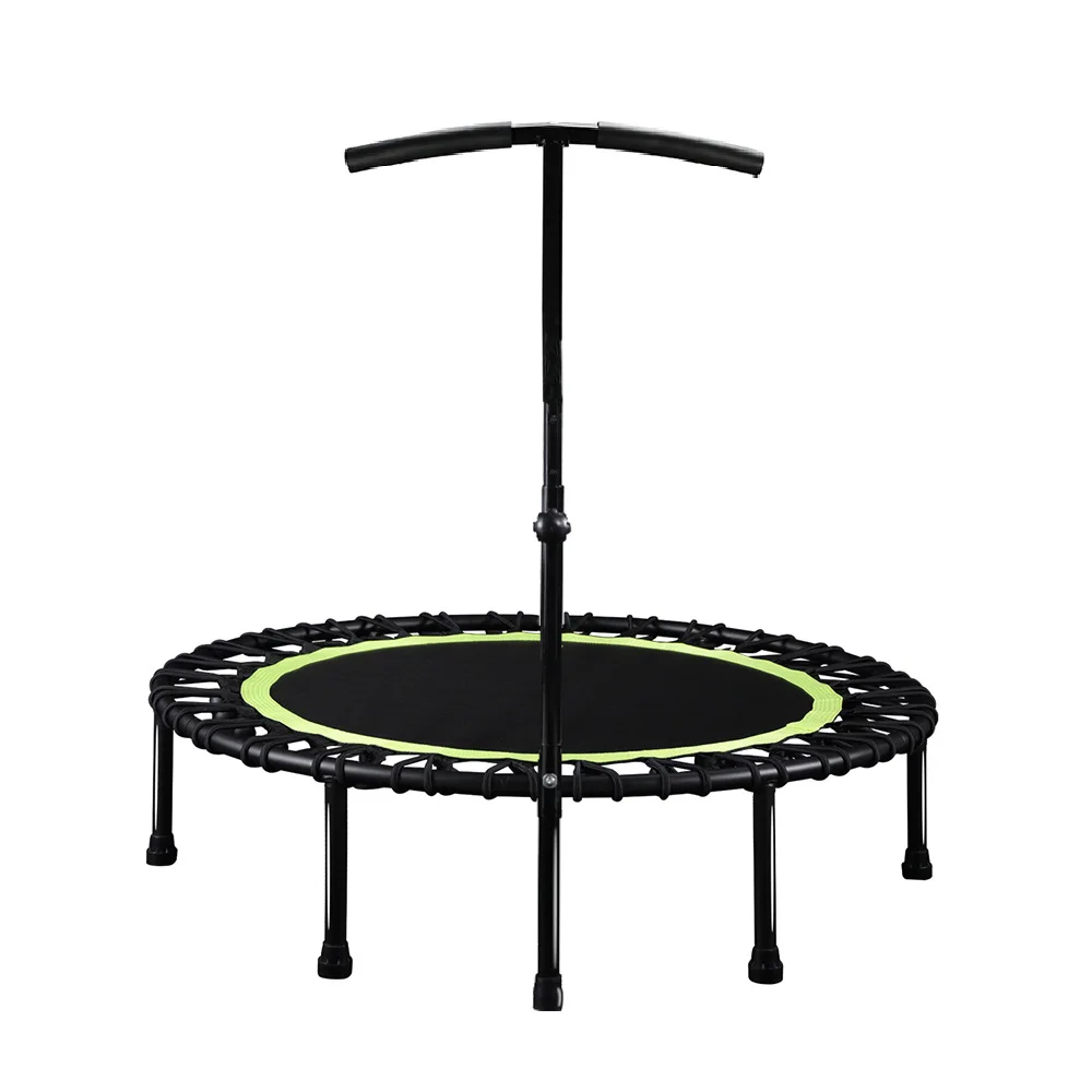 40 Inch Fitness Trampoline For Adults Kids 400bls Indoor Outdoor Silent Jumping Bed Elastic Trampolines Aerobic Exercise Workout