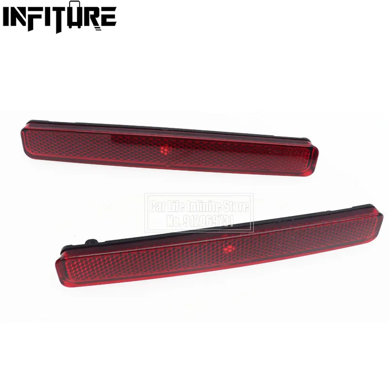 

2x Left & Right Tail Light For VW Transporter T5 2003-2009 Red Rear Bumper Reflector Tail Light Bars Brake Parking Warning
