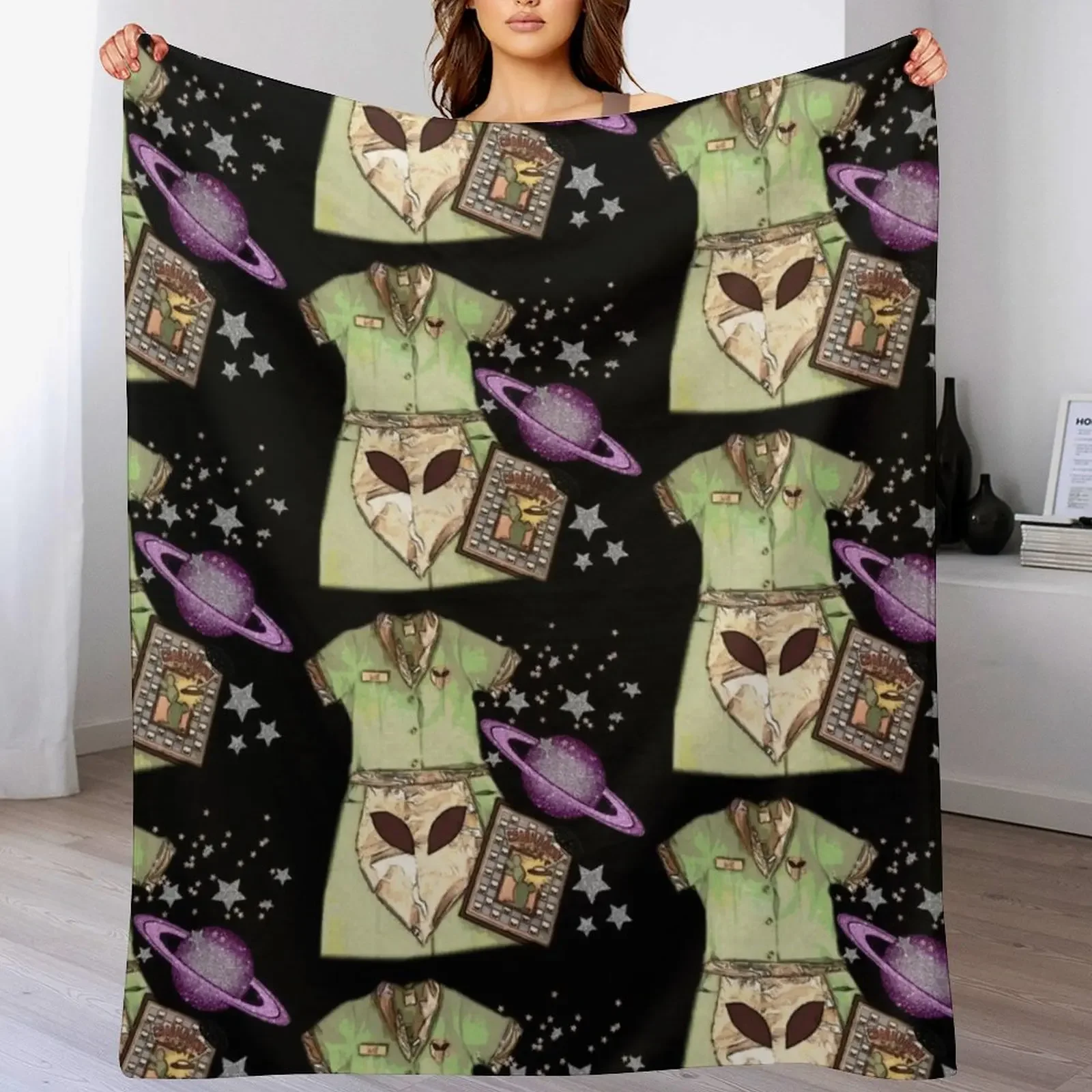 

Roswell TV show Liz Parker work uniform Throw Blanket Multi Purpose Soft Warm Blanket for Home Travel