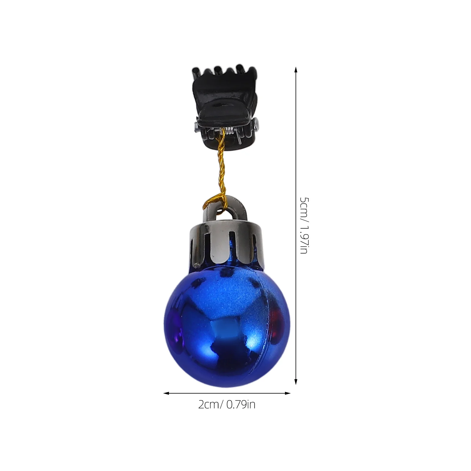 12 قطعة عيد الميلاد الكرة اللحية كليب الملونة الوجه الشعر الحلي احتفالي ديكور الحفلات سانتا زي اكسسوارات هدايا عيد الميلاد للرجال #4