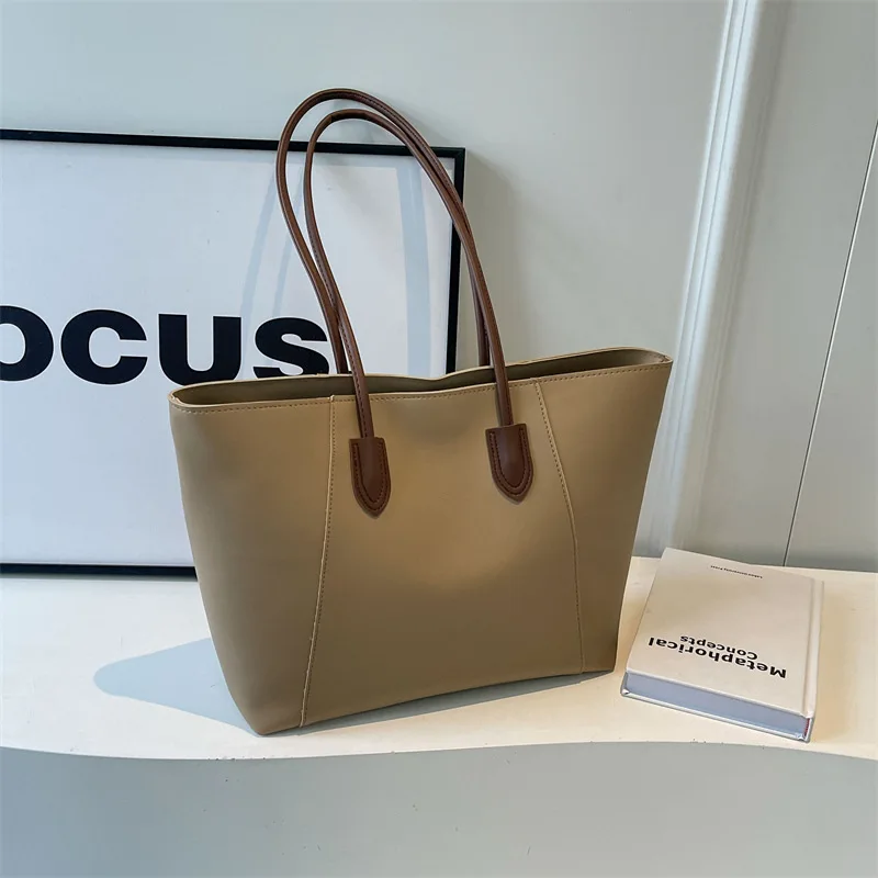 2025Large Capacity New Commute All-Matching One Shoulder Underarm Bag Advanced Texture Tote Bag to Class and Work City Lady Bag