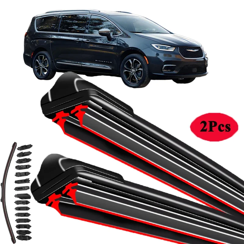 Para Chrysler Pacifica MPV 3,5 4,0 AWD 2003 2005 2006 2008 2017 2018 2019 2020 2021 2022 limpiaparabrisas de goma doble