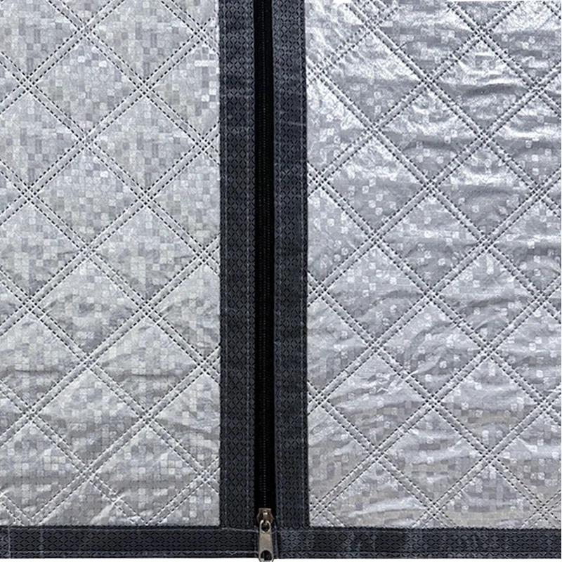 Winter cotton curtains, zipper style, warm and cold proof, fully sealed windows, easy to install, household blackout curtains