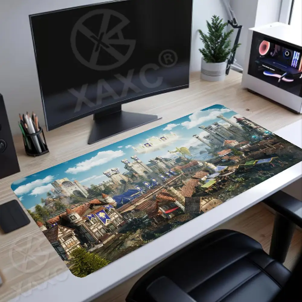 Gaming Mouse Pad 90x40cm Heroes of Might and Magic 3 Computer Keyboard Deskmat Office Accessories Desk Mat Carpet Xxl XAXC