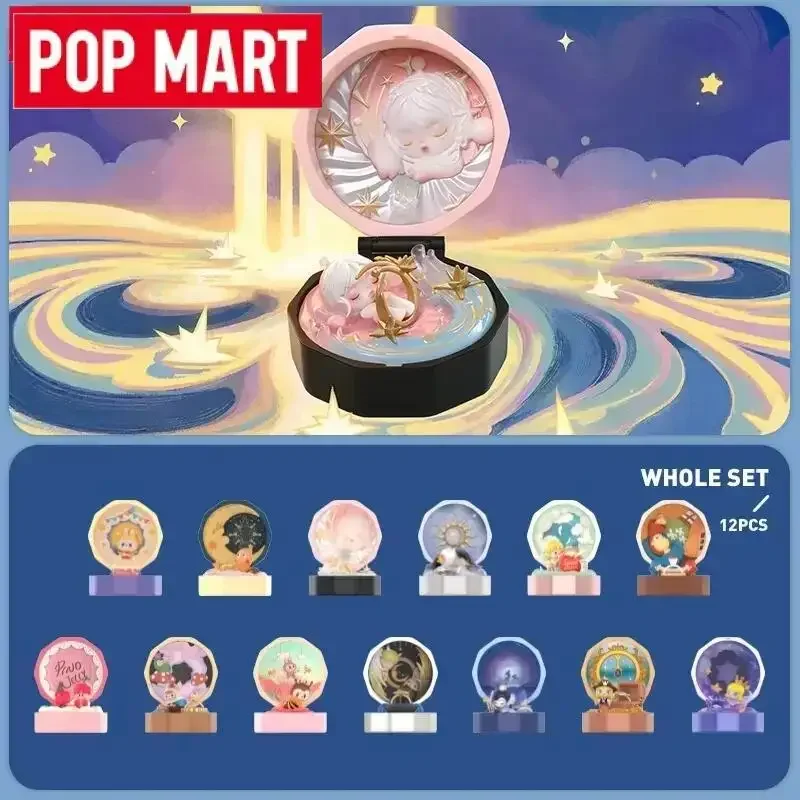 البوب مارت رومانسية حلقة صندوق سلسلة 4 المشهد مجموعة صندوق أعمى اللعب الدمى نموذج سطح المكتب مفاجأة صندوق غامض Kawaii أنيمي عمل الشكل #6