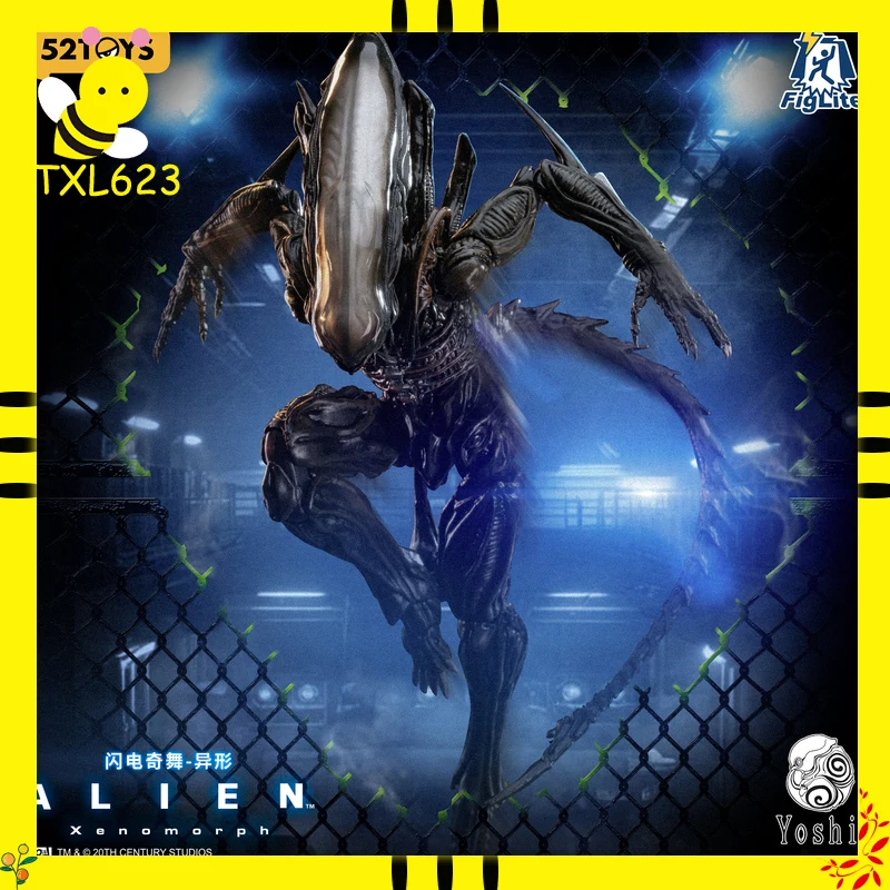 

In Stock Genuine 52toys 18cm Alien Xenomorph Yoshi 1/12 Scale Action Figure Collectible Model Figurine Toy Xmas Birthday Gift