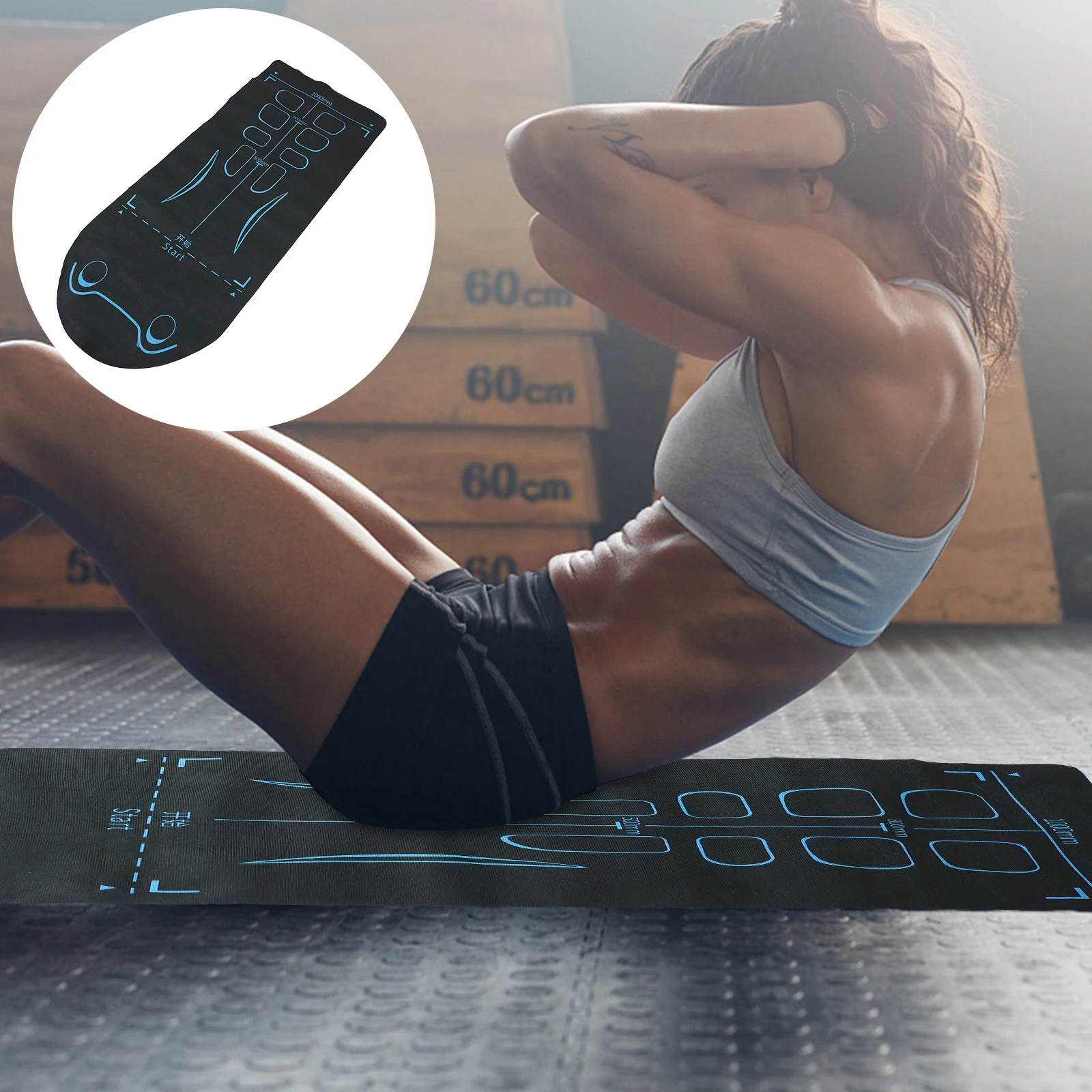 

Yoga Mat Workout Excersice Mats for Home Exercise Equipment Pad Floor Women Fitness