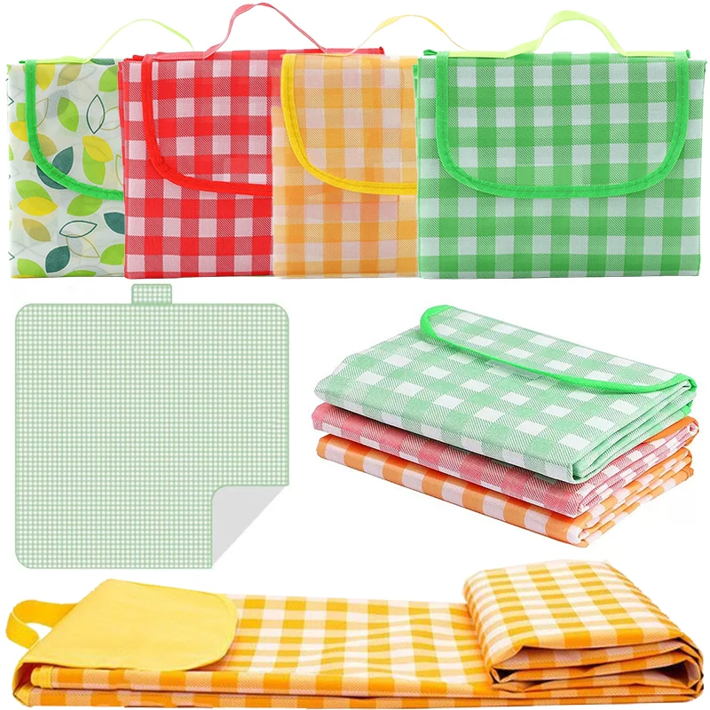 1PC Picknick Matte Außerhalb Park Strand Grasland Camping Matten Leichte Faltbare Tragbare Matratze Camping Liefert Party Requisiten ZYF