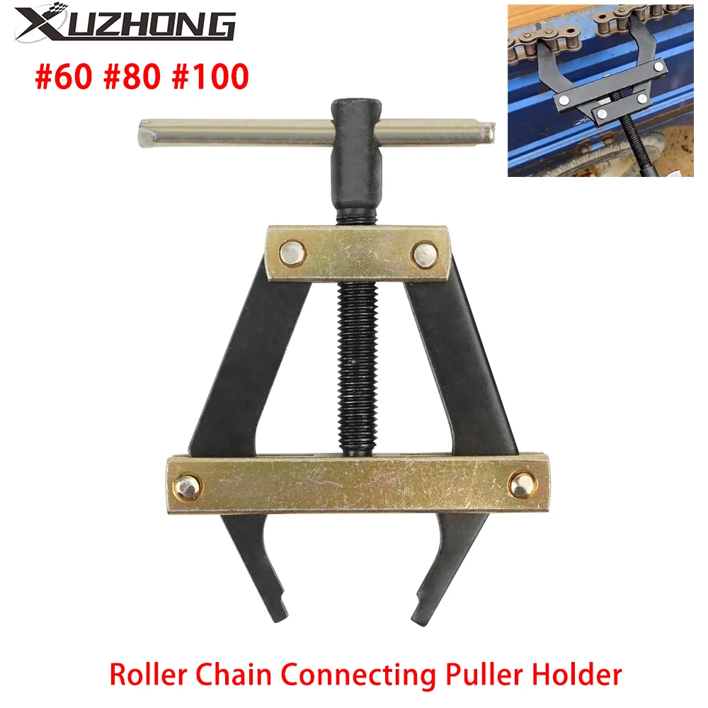 Roller Chain Tools Holder Cutter Kit For Chain #60 #80 #100 Motorcycle Go Kart Bicycle ATV Chains Replacement Connecting Tool