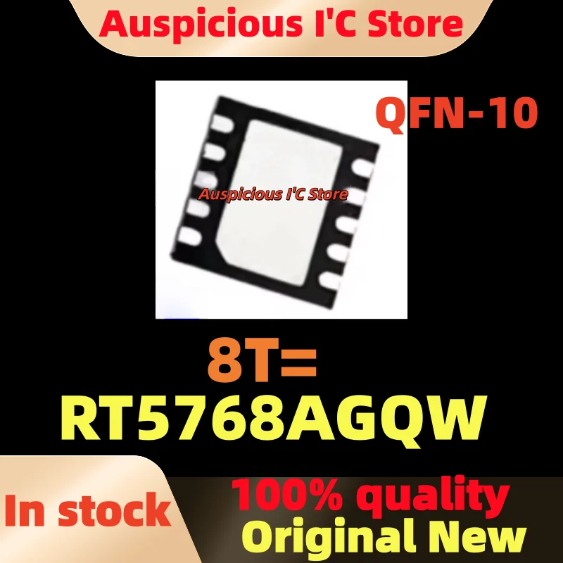 

(2-5pcs) Brand new RT5768A RT5768AGQW 8T=2C 8T= QFN-10