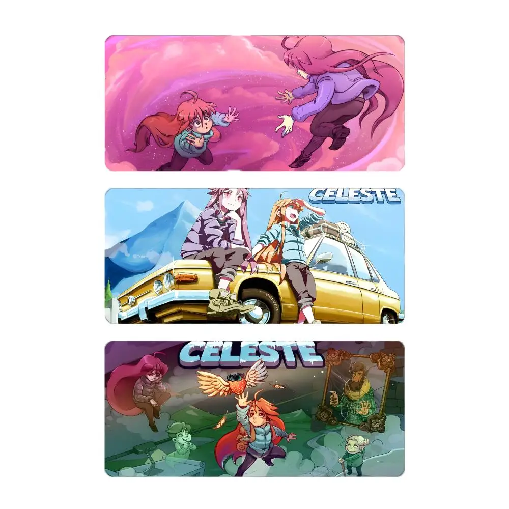 Cute Adventure Game Madeline C-Celeste Mouse Pad Mousepad Large Gaming LockEdge Thickened PC Table Desk Mat