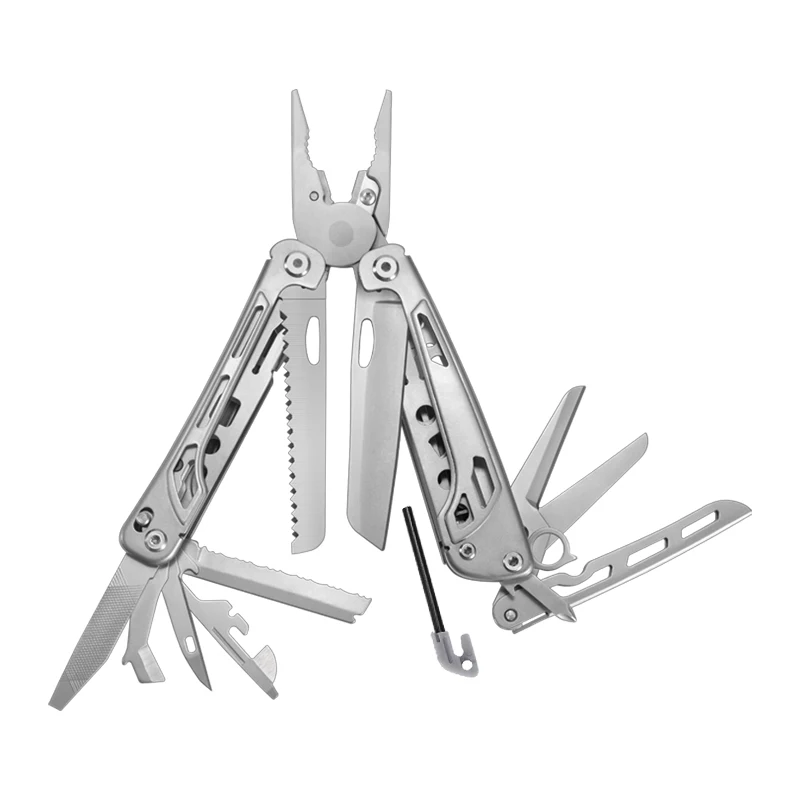 

16 in 1 Multifunctional Knife Outdoor Folding Pliers Multi-tool Camping Lockable Folding Pliers Multi-tool with Big Scissors