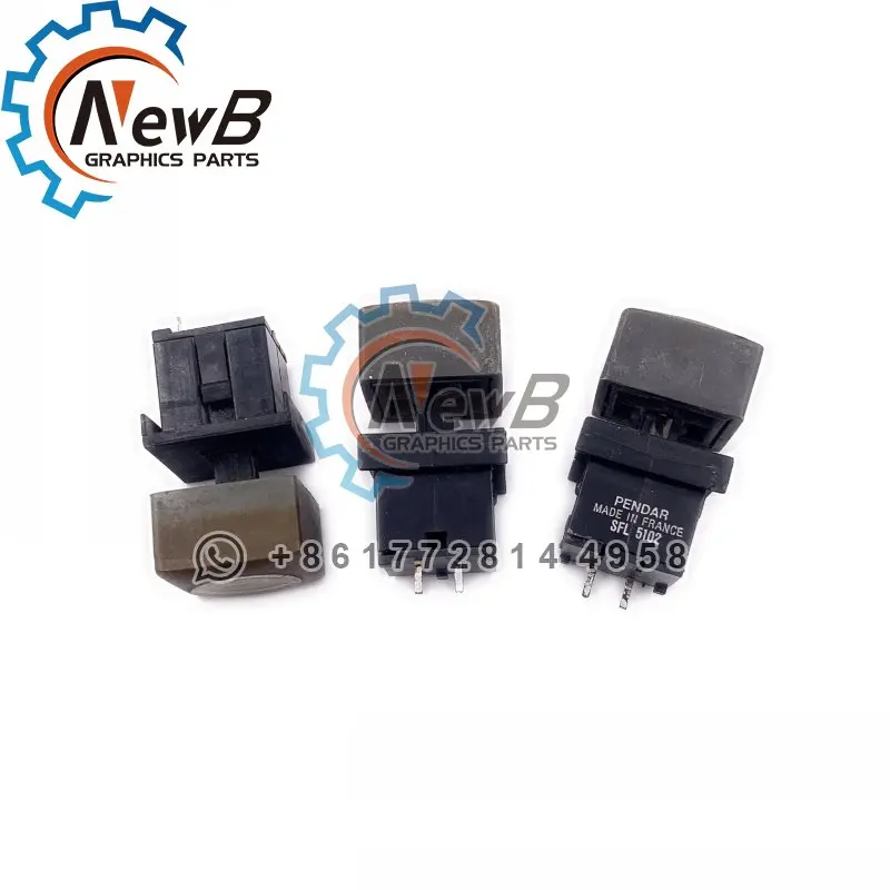 5 Pcs SFL 5102 Button Pushbutton Keyswitch For Polar 115 EMC Guillotine Control Panel Cutting Machine Cutter Guillotine Paper