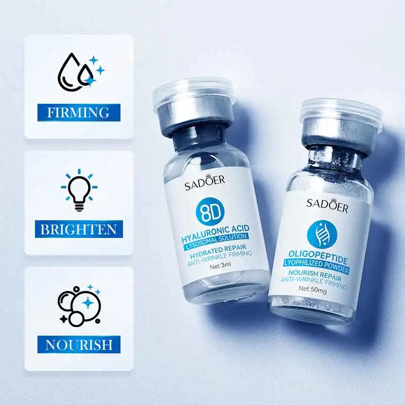Hyaluronic Acid Serum Collagen Filling Powder Cream Recombinant Repair Moisturizing Firming Anti Aging Beauty SkinCare Product