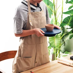 137*64cm Apron for Pottery, Adult Canvas Apron, Handmade Ceramic Sculpture, Mud-retaining Overalls, Anti-oil and Anti-fouling