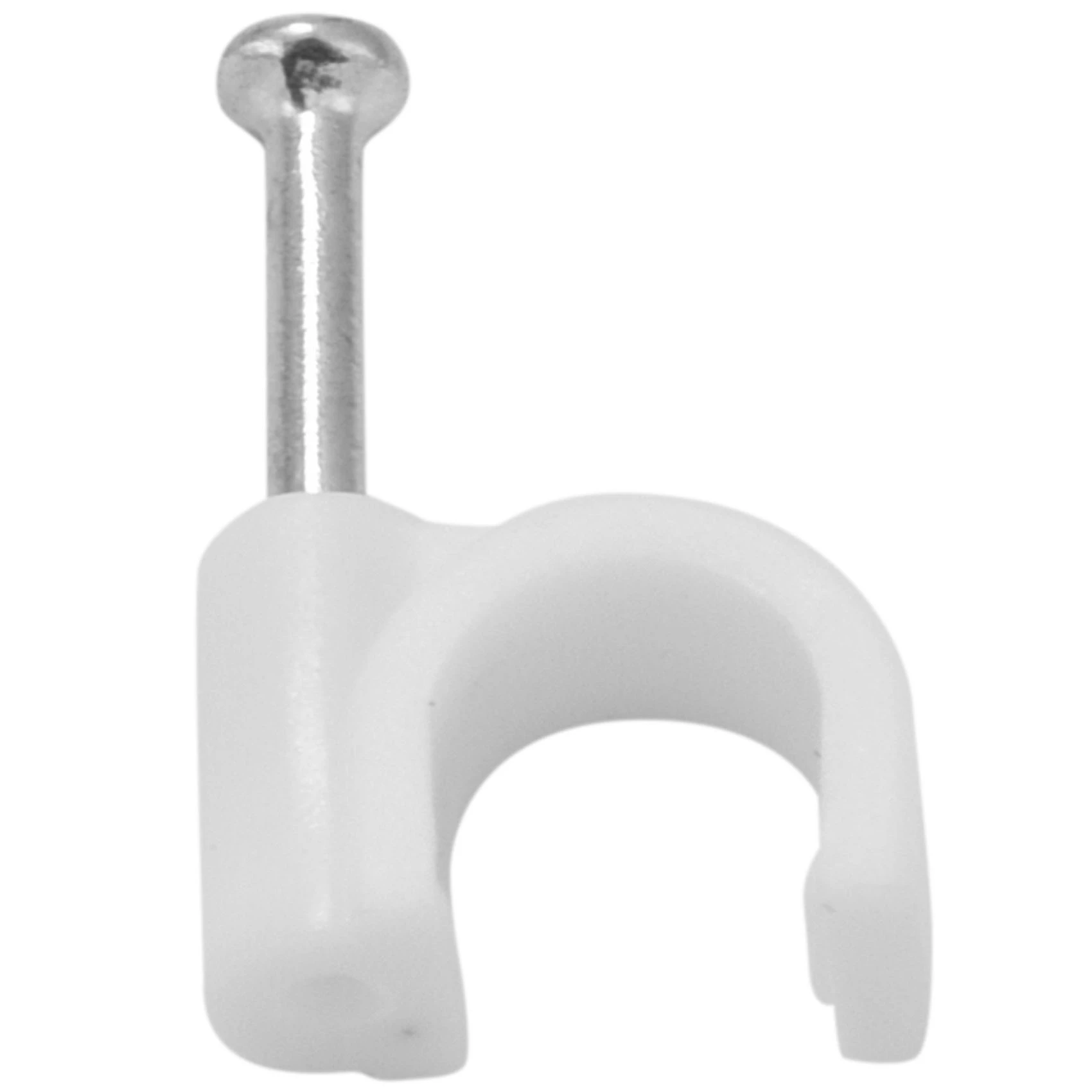 PROFESSIONAL USE-300 Pieces Of Cable Staples Clip Wall Wire Nail Fixture For Ethernet Cable Rg6 Rg59 Cat5 Cat6 Rj45 Tv Wire Cabl